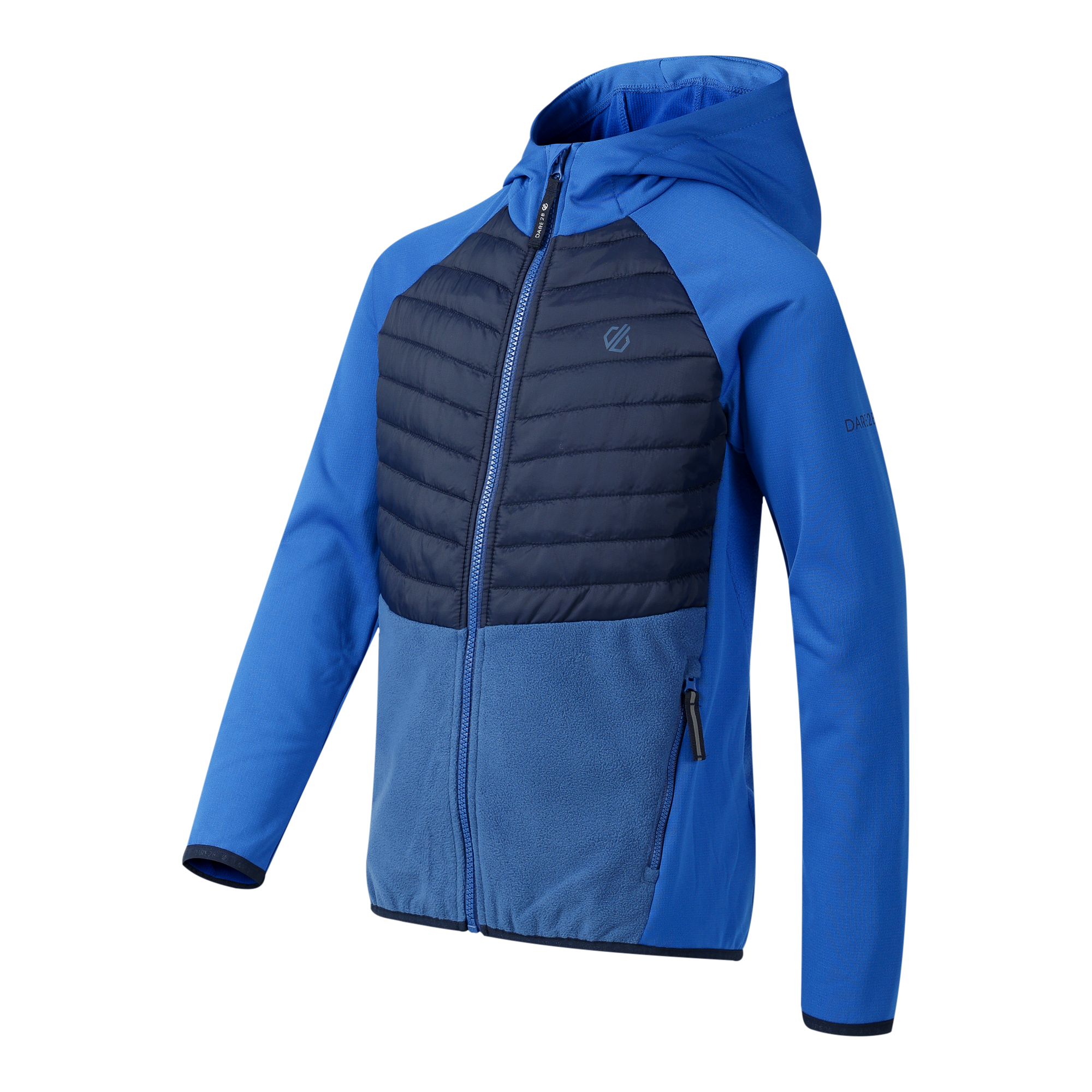 Dare 2B Kids Switch Out Hybrid Insulated Jacket (Oxford Blue/Set Sail)