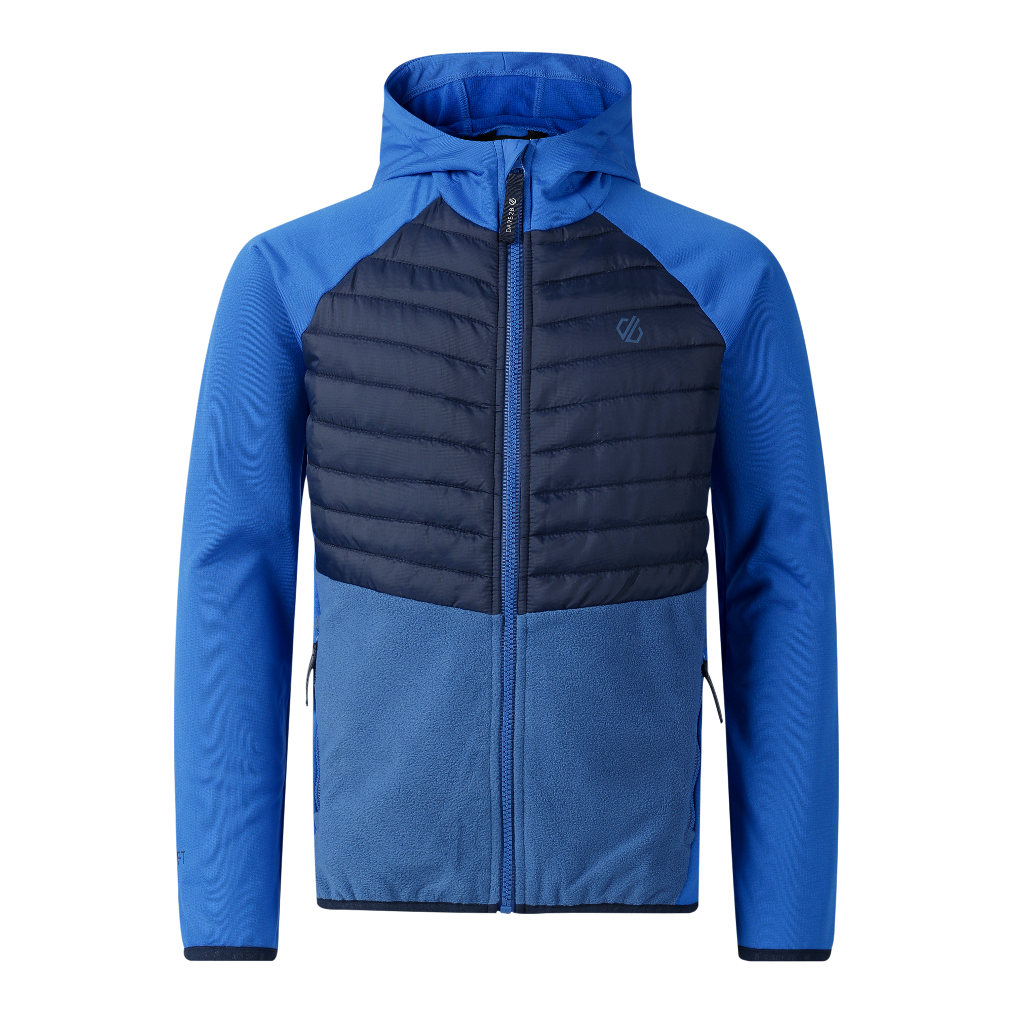 Dare 2B Kids Switch Out Hybrid Insulated Jacket (Oxford Blue/Set Sail)