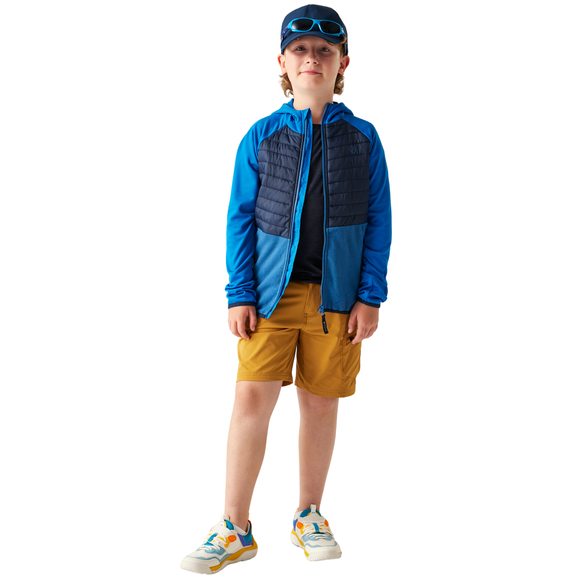 Dare 2B Kids Switch Out Hybrid Insulated Jacket (Oxford Blue/Set Sail)