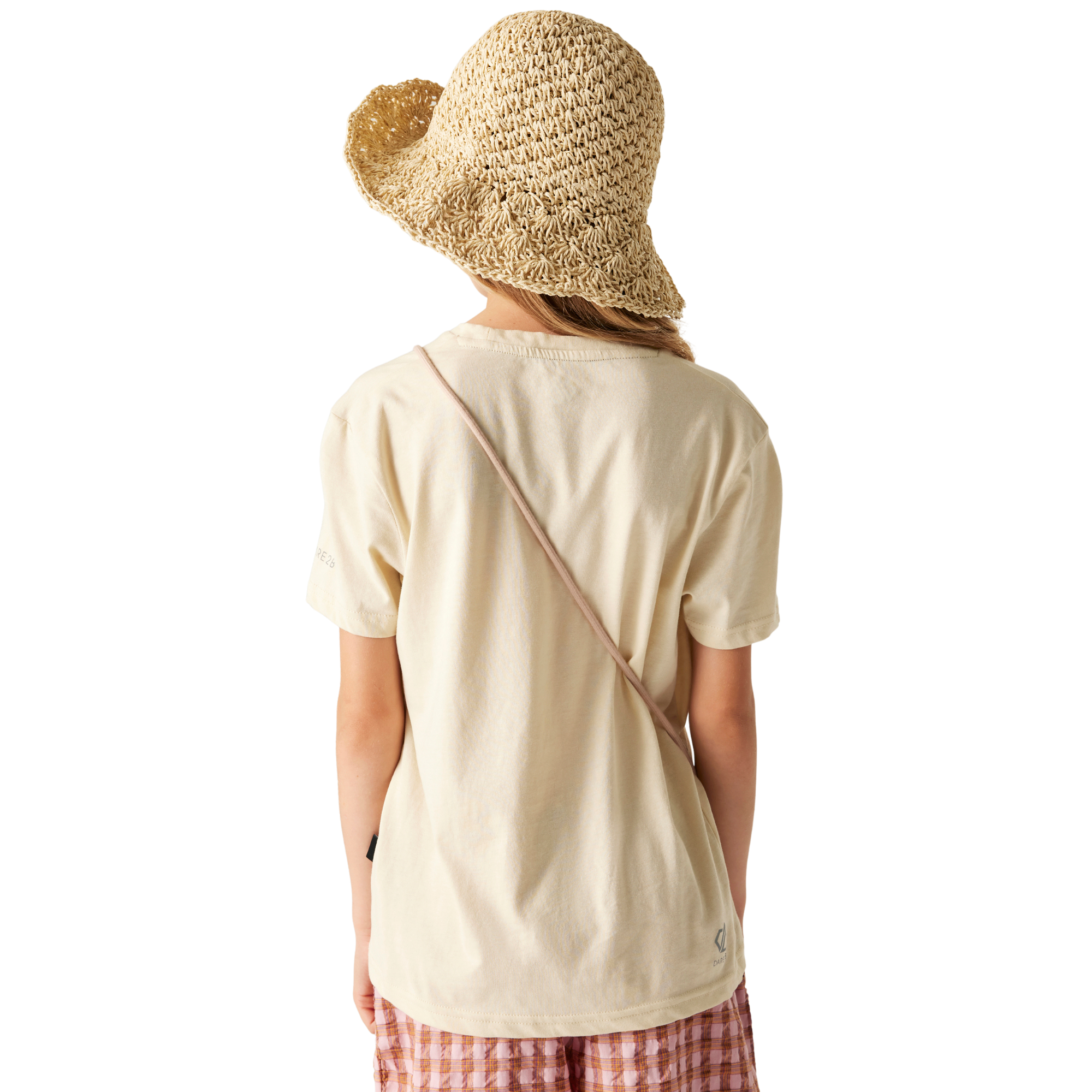 Dare 2B Kids Trailblaze III UPF50 Short Sleeve Tee (Almond Milk)