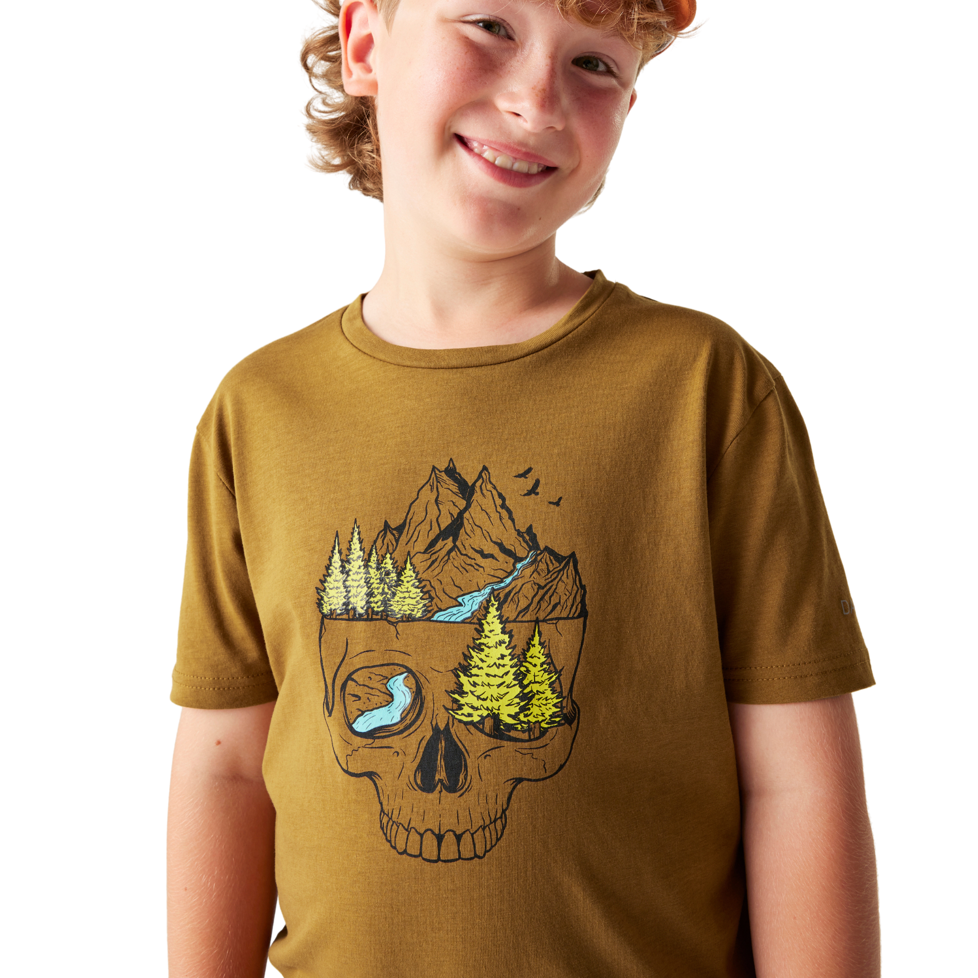 Dare 2B Kids Trailblaze III UPF50 Short Sleeve Tee (Dark Cumin)