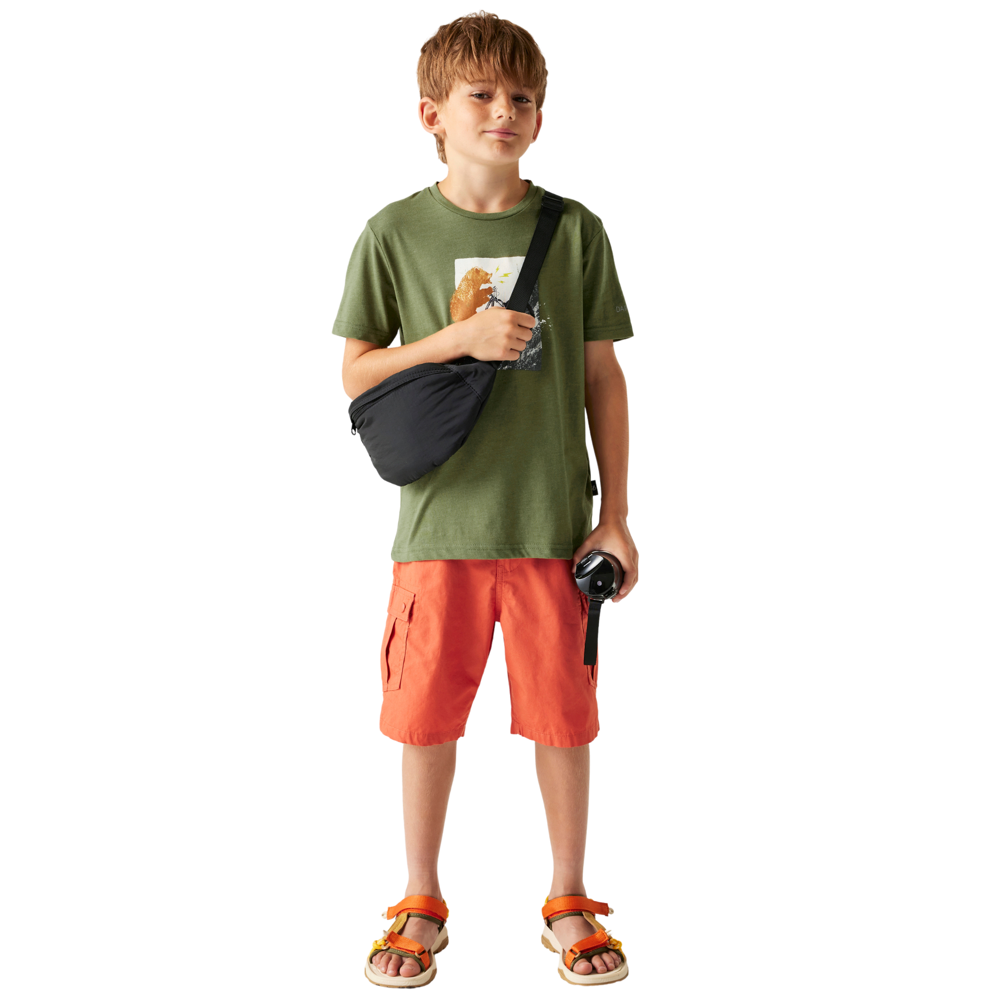 Dare 2B Kids Trailblaze III UPF50 Short Sleeve Tee (Nephrite Green)