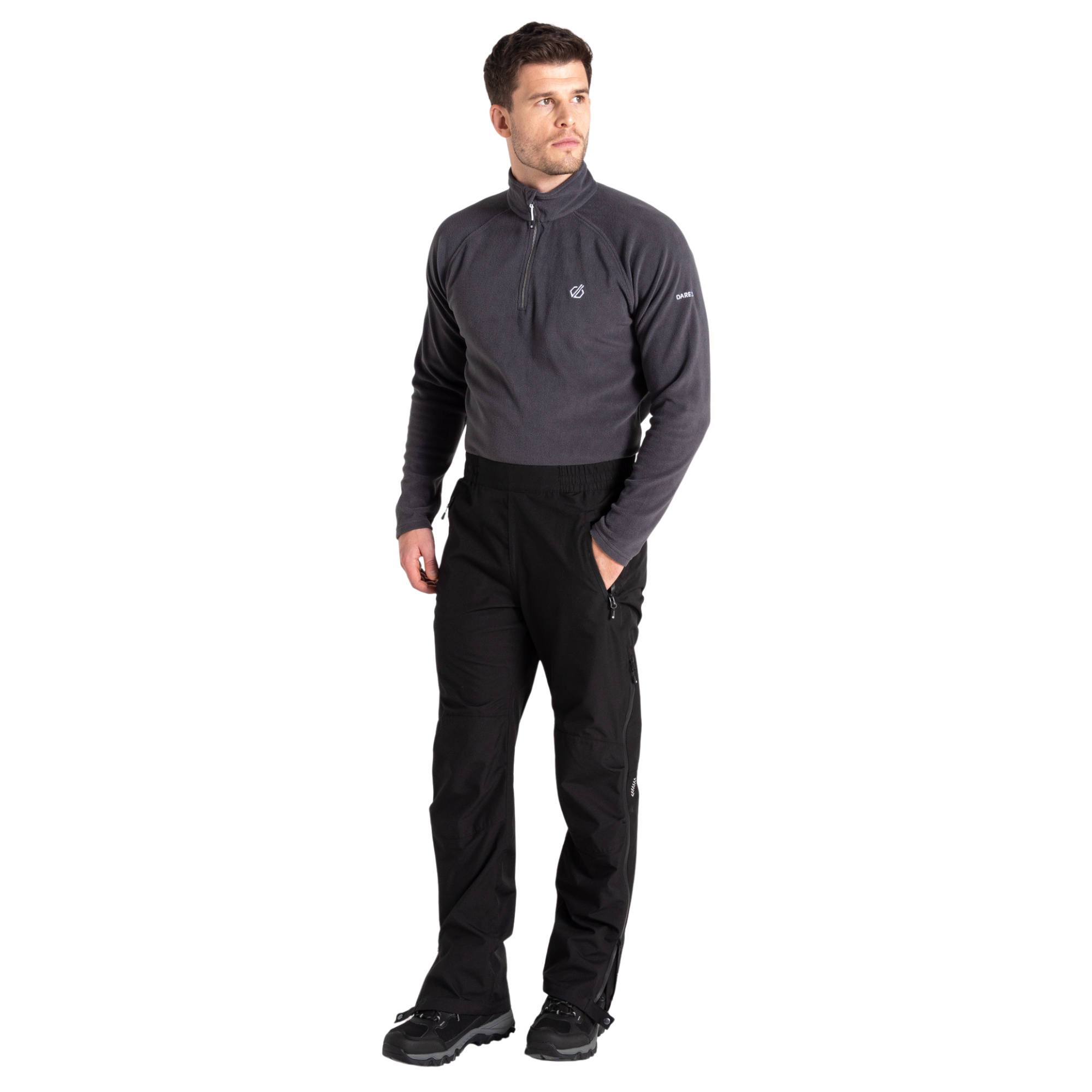 Dare 2B Men's Adriot III Waterproof Over-Trousers (Black)