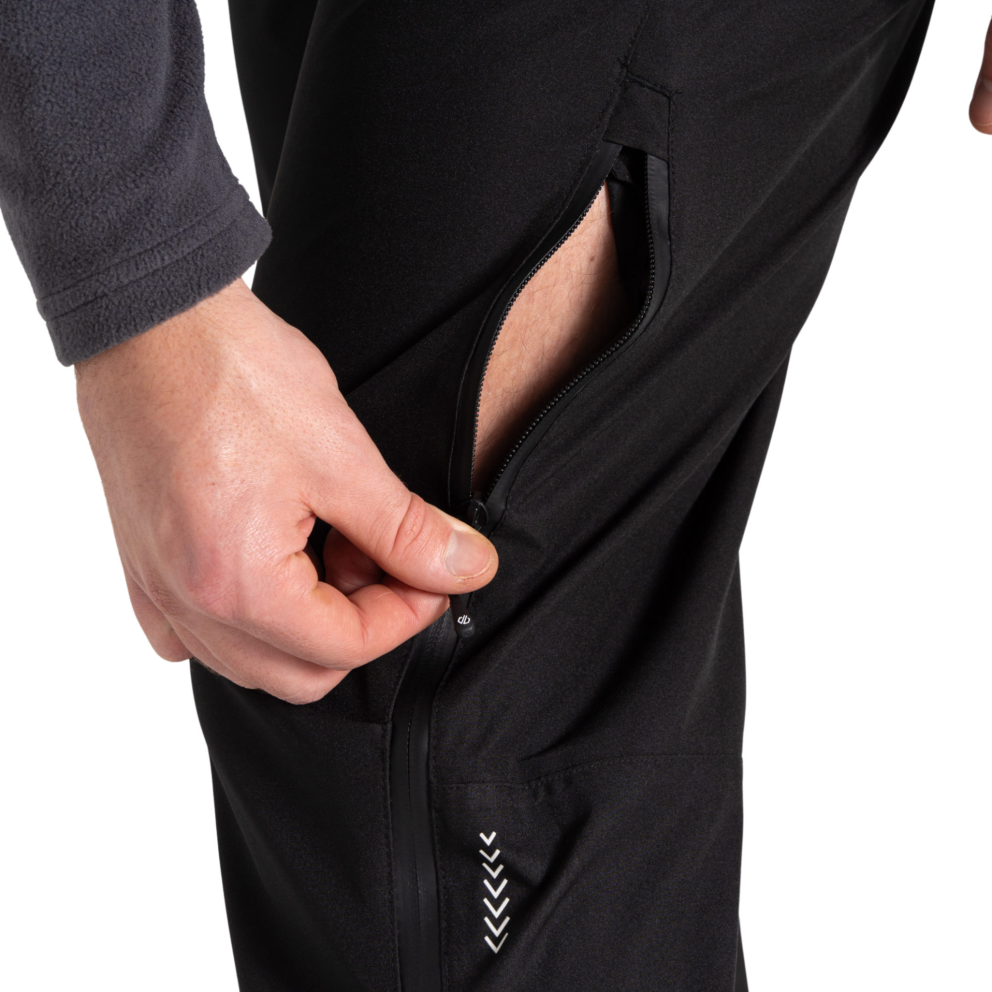 Dare 2B Men's Adriot III Waterproof Over-Trousers (Black)