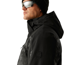 Load image into Gallery viewer, Dare 2B Men's Baseplate III Waterproof Ski Jacket (Black/Iron Gate/Distressed Print)