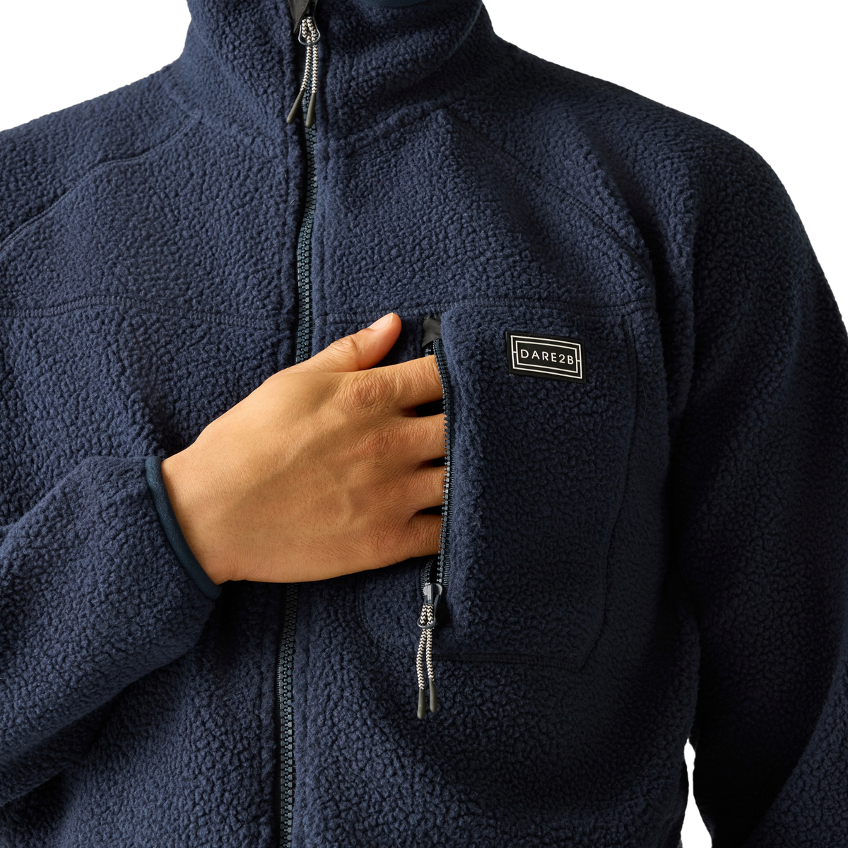 Dare 2B Men's Camber Full Zip Fleece Navy 540 DMA752