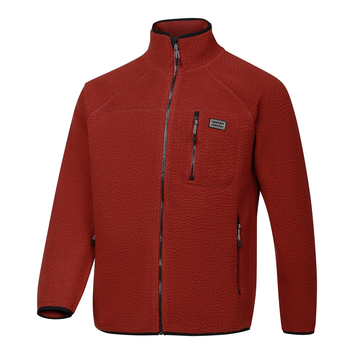 Dare 2B Men's Camber Full Zip Fleece Rustic Red ZFW DMA752