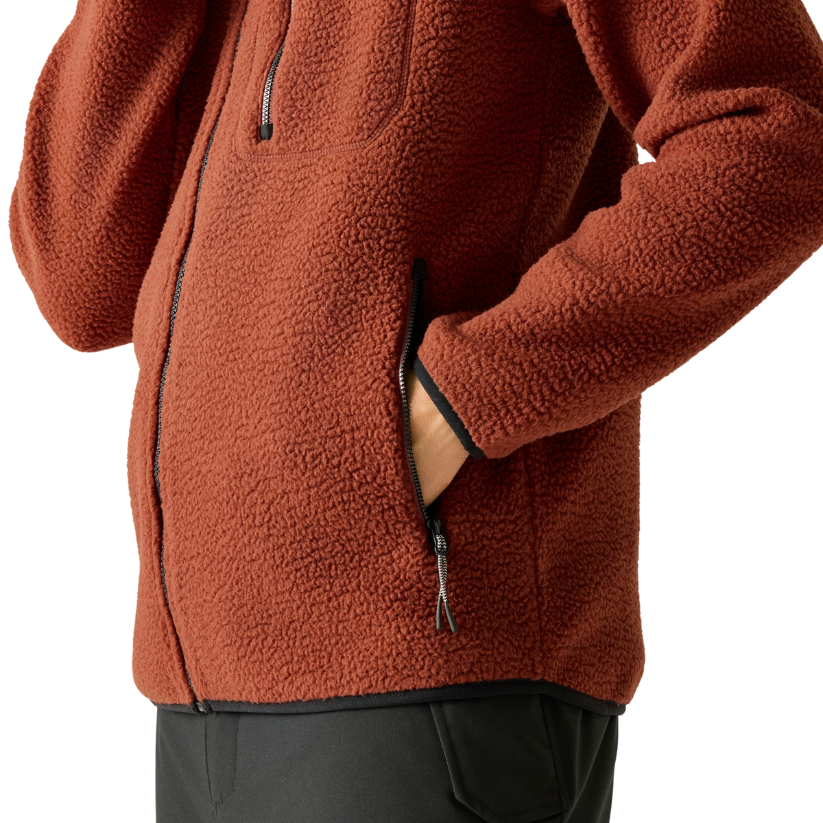 Dare 2B Men's Camber Full Zip Fleece Rustic Red ZFW DMA752