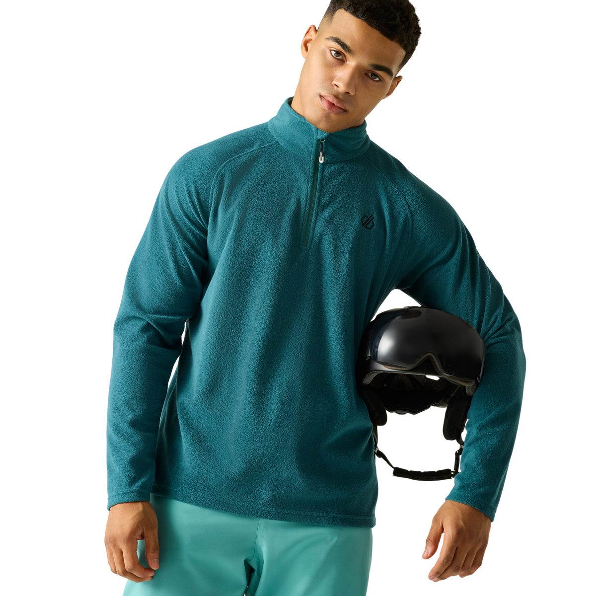 Dare 2B Men's Freethink II Quarter Zip Fleece Top Mediterranea ZM7 DMA473
