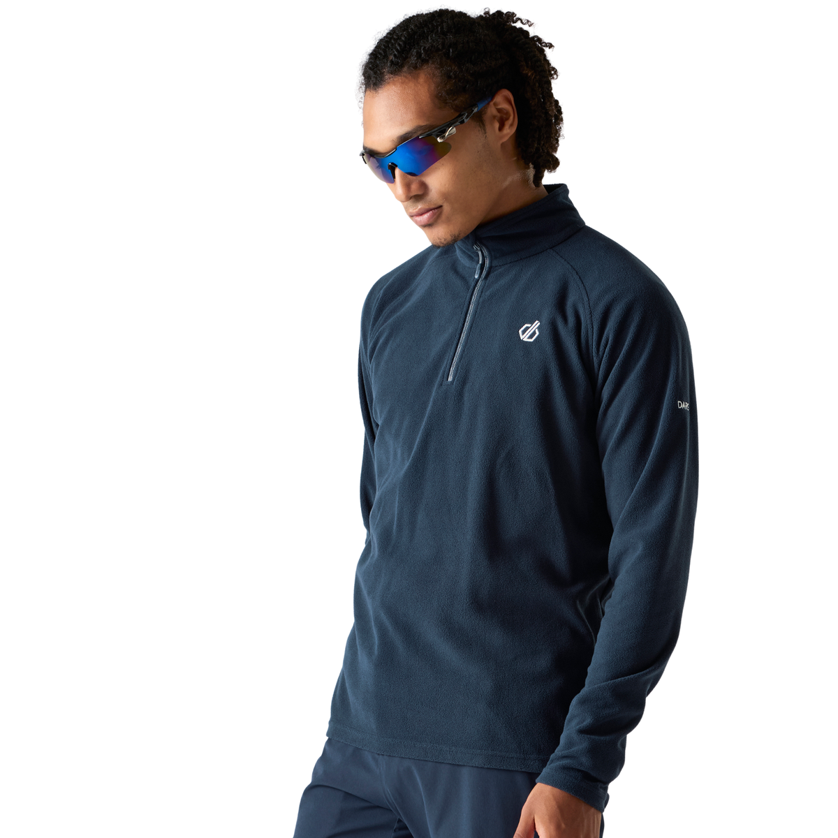 Dare 2B Men's Freethink II Quarter Zip Fleece Top Navy 081 DMA473