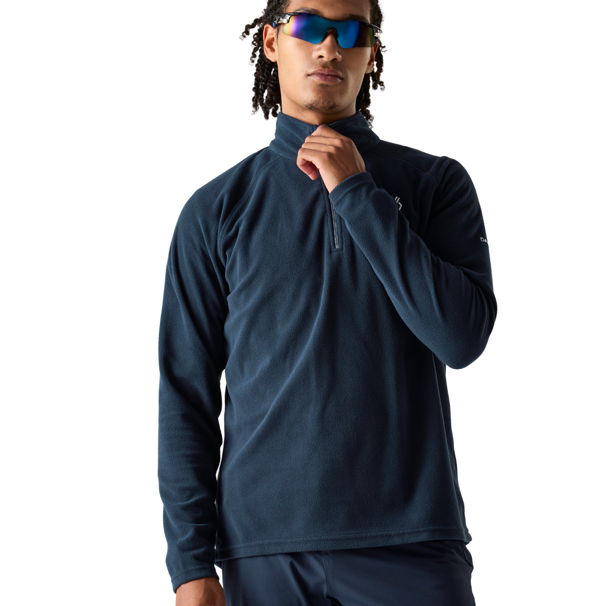Dare 2B Men's Freethink II Quarter Zip Fleece Top Navy 081 DMA473