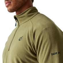 Load image into Gallery viewer, Dare 2B Men's Freethink II Quarter Zip Fleece Top (Olive Green)