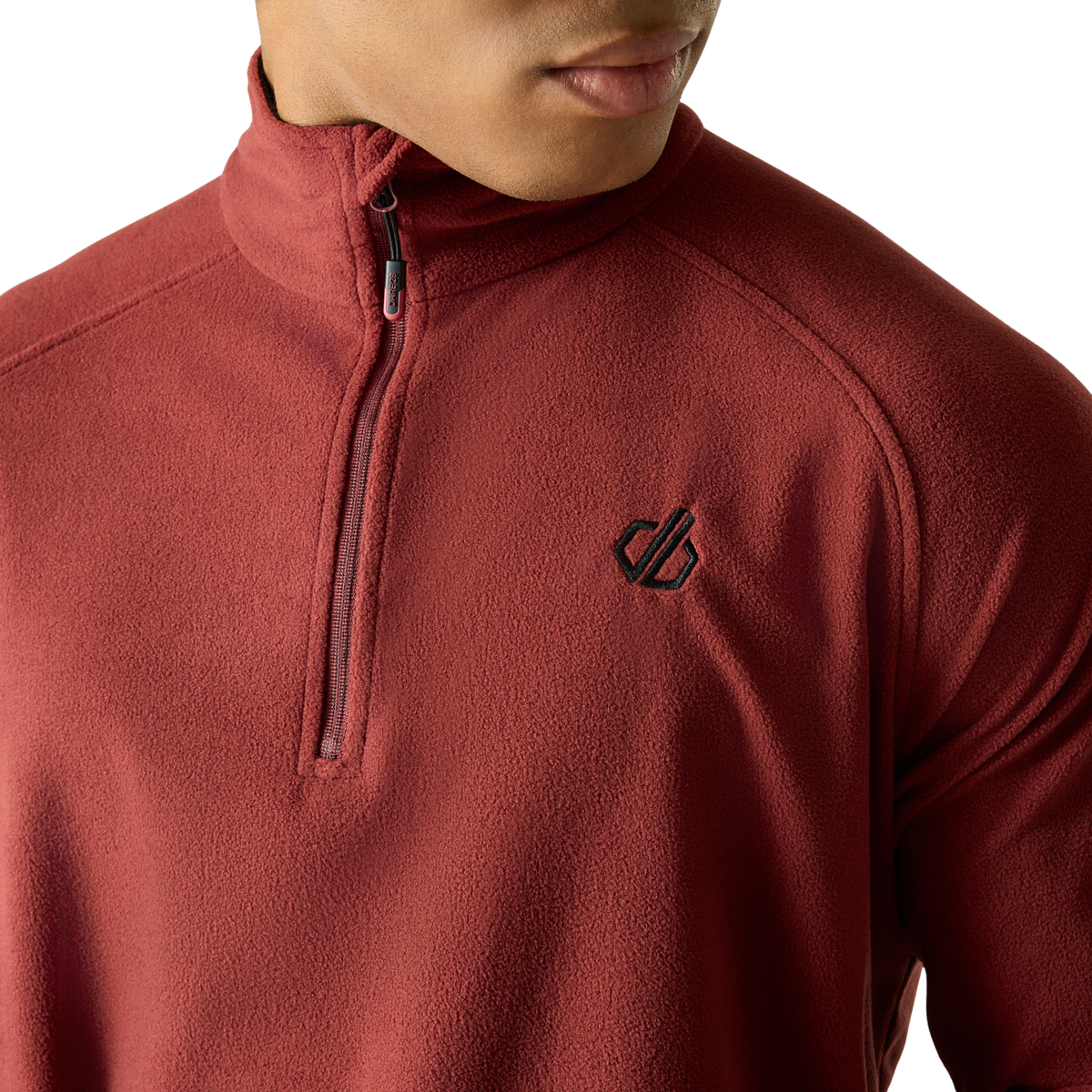 Dare 2B Men's Freethink II Quarter Zip Fleece Top Rustic Red ZFW DMA473