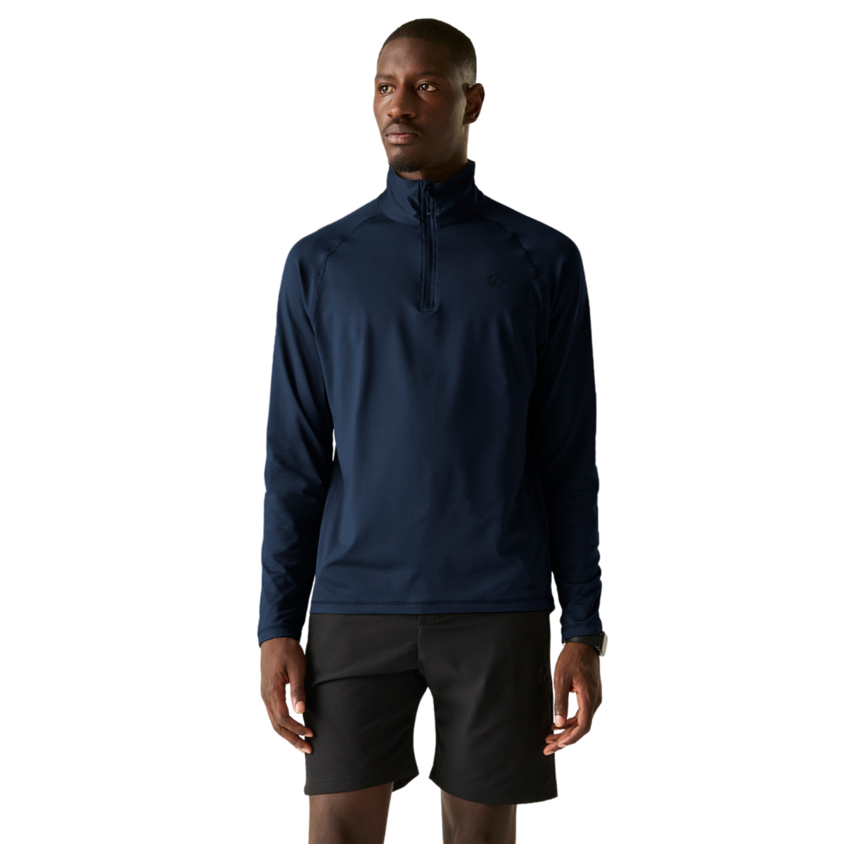 Dare 2B Men's Fuse Up II Core Stretch Quarter Zip Fleece Top Navy 081 DML452