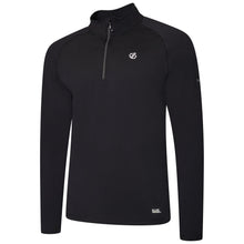Load image into Gallery viewer, Dare 2B Men's Fuse Up II Core Stretch UPF50 Quarter Zip Fleece Top (Black)