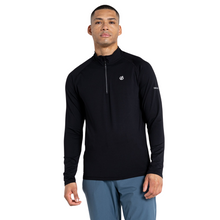 Load image into Gallery viewer, Dare 2B Men's Fuse Up II Core Stretch UPF50 Quarter Zip Fleece Top (Black)