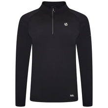 Load image into Gallery viewer, Dare 2B Men's Fuse Up II Core Stretch UPF50 Quarter Zip Fleece Top (Black)