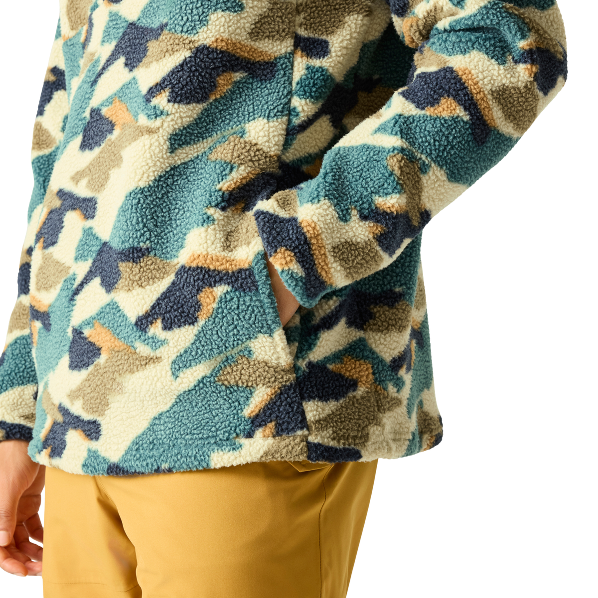 Dare 2B Men's Printed Half Snap Fleece Top Mediterranea Mountain Print ZEV DMA778
