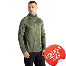 Load image into Gallery viewer, Dare 2B Men's Torrek Full Zip Fleece (Olivine Green/Hedge Green)
