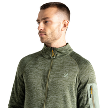 Load image into Gallery viewer, Dare 2B Men's Torrek Full Zip Fleece (Olivine Green/Hedge Green)
