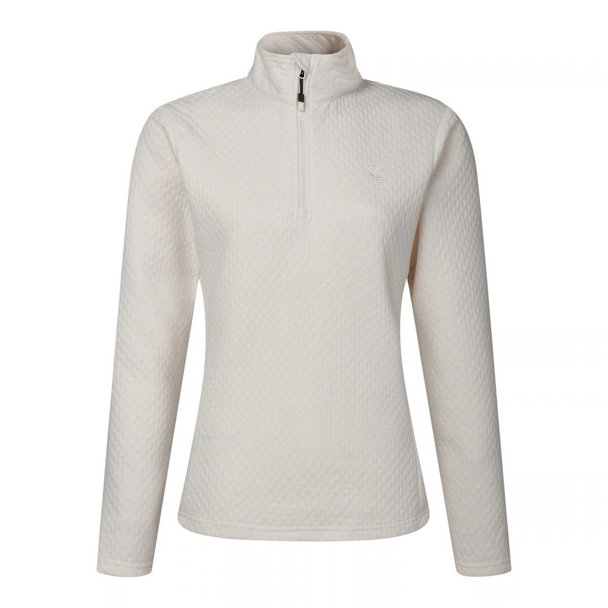 Dare 2B Women's Blindside II Midlayer Quarter Zip Fleece Top Egret 0FS DWL621