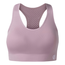 Load image into Gallery viewer, Dare 2B Women's Don't Sweat It II Sports Bra (Mauve Shadow)