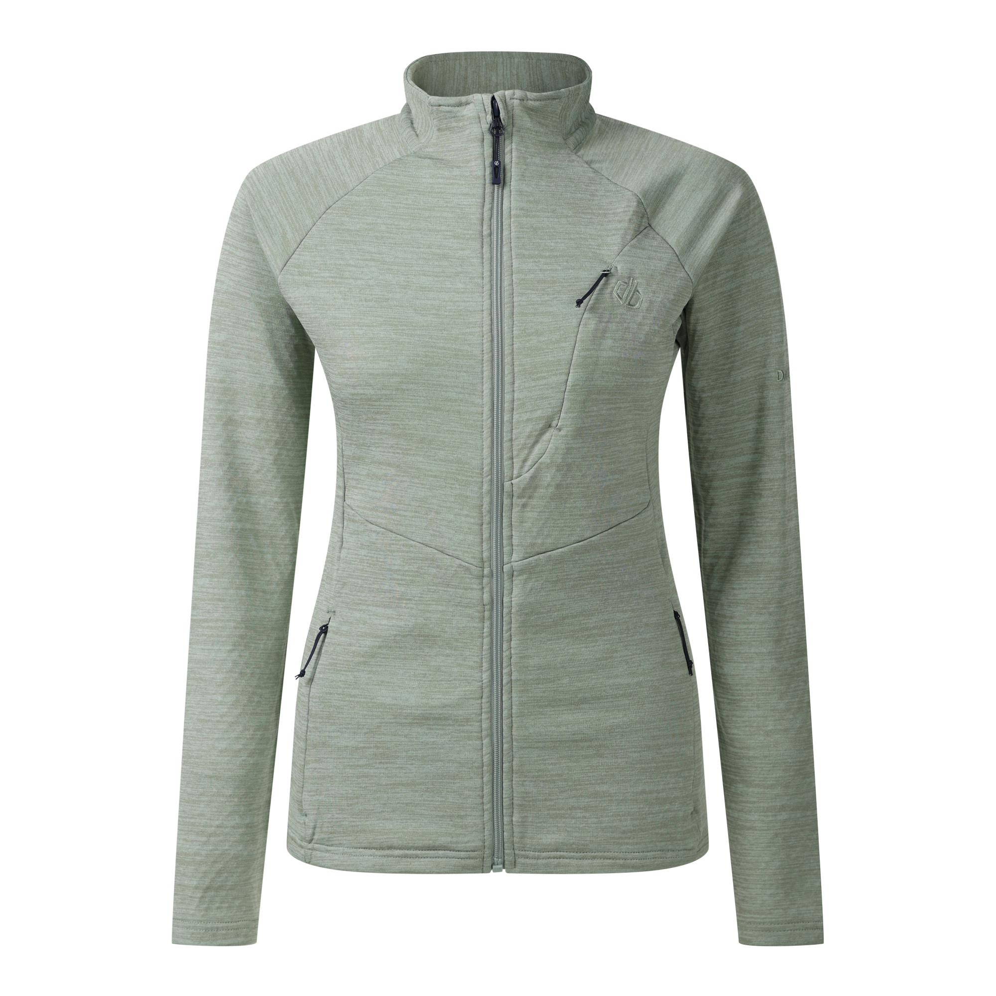 Dare 2B Women's Emerging III UPF50 Midlayer Full Zip Fleece (Glacier Green)