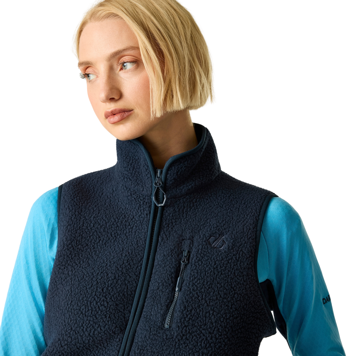 Dare 2B Women's Excursion UPF50 Fleece Body Warmer Navy 540 DWA765