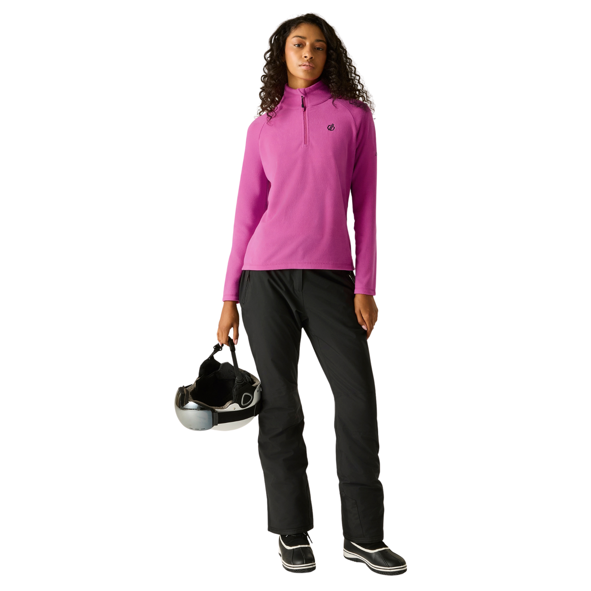 Dare 2B Women's Freeform II Quarter Zip Fleece Top Extreme Pink ZXP DWA473