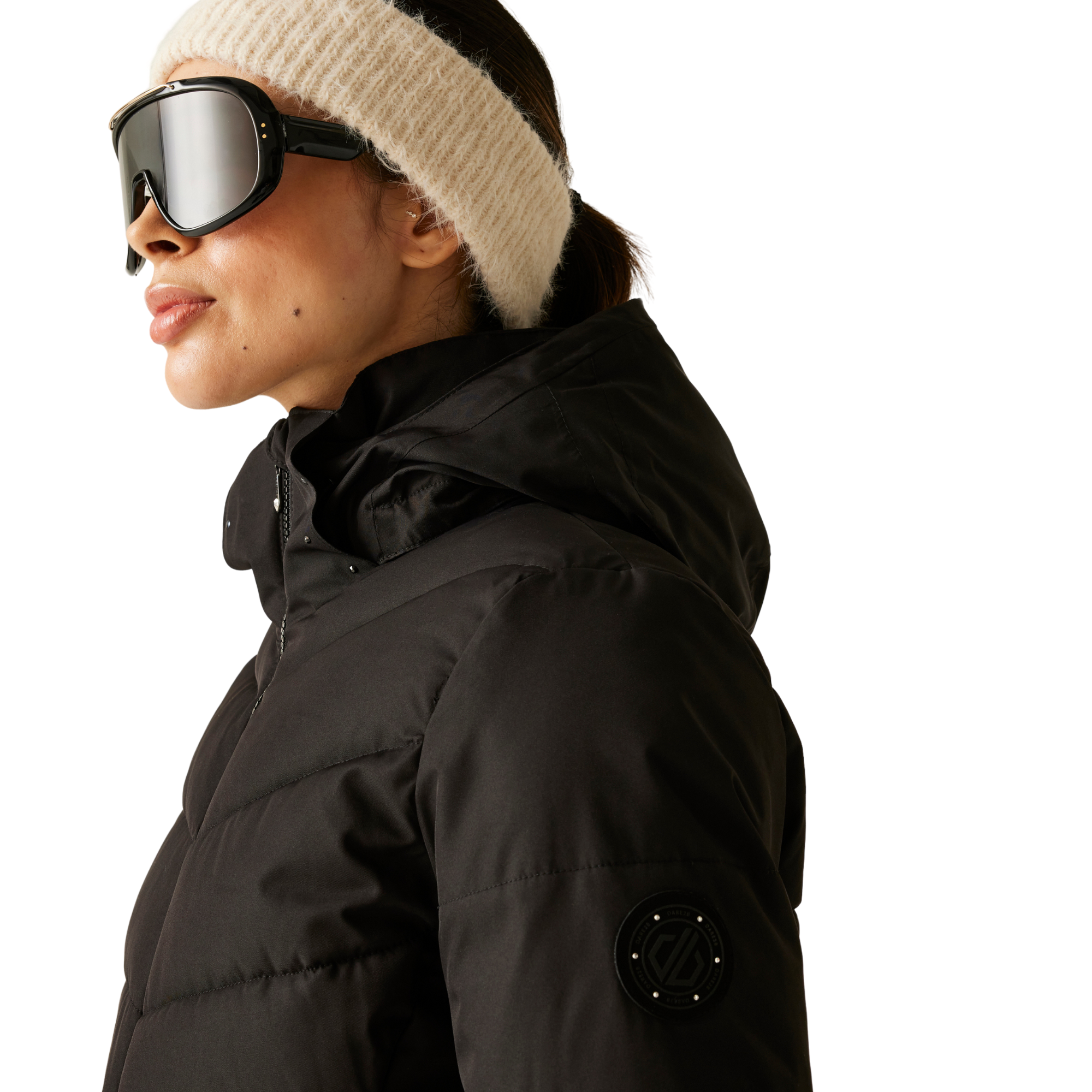 Dare 2B Women's Glacier Waterproof Insulated Ski Jacket (Black)