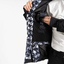 Load image into Gallery viewer, Dare 2B Women's Ice III Waterproof Insulated Ski Jacket (Black Dogtooth Print)