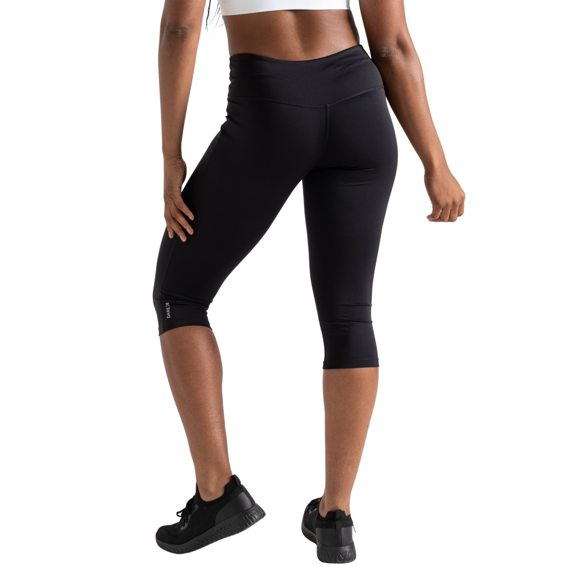 Dare 2B Women's Influential UPF50 3/4 Leggings (Black)