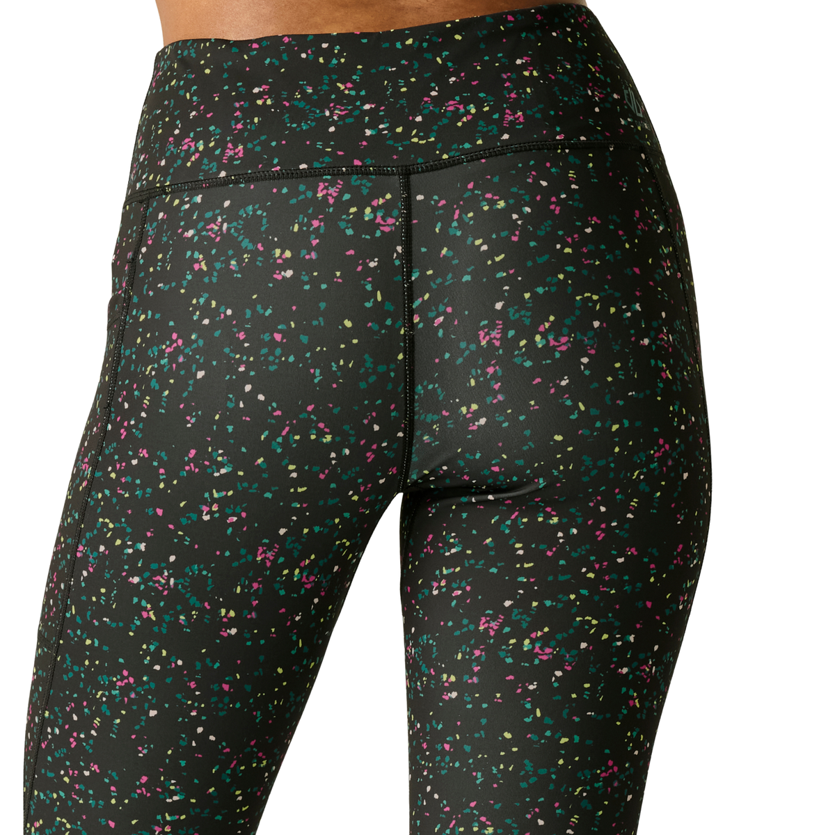 Dare 2B Women's Influential II UPF50 Leggings Black Speckle Print ZF4 DWJ612