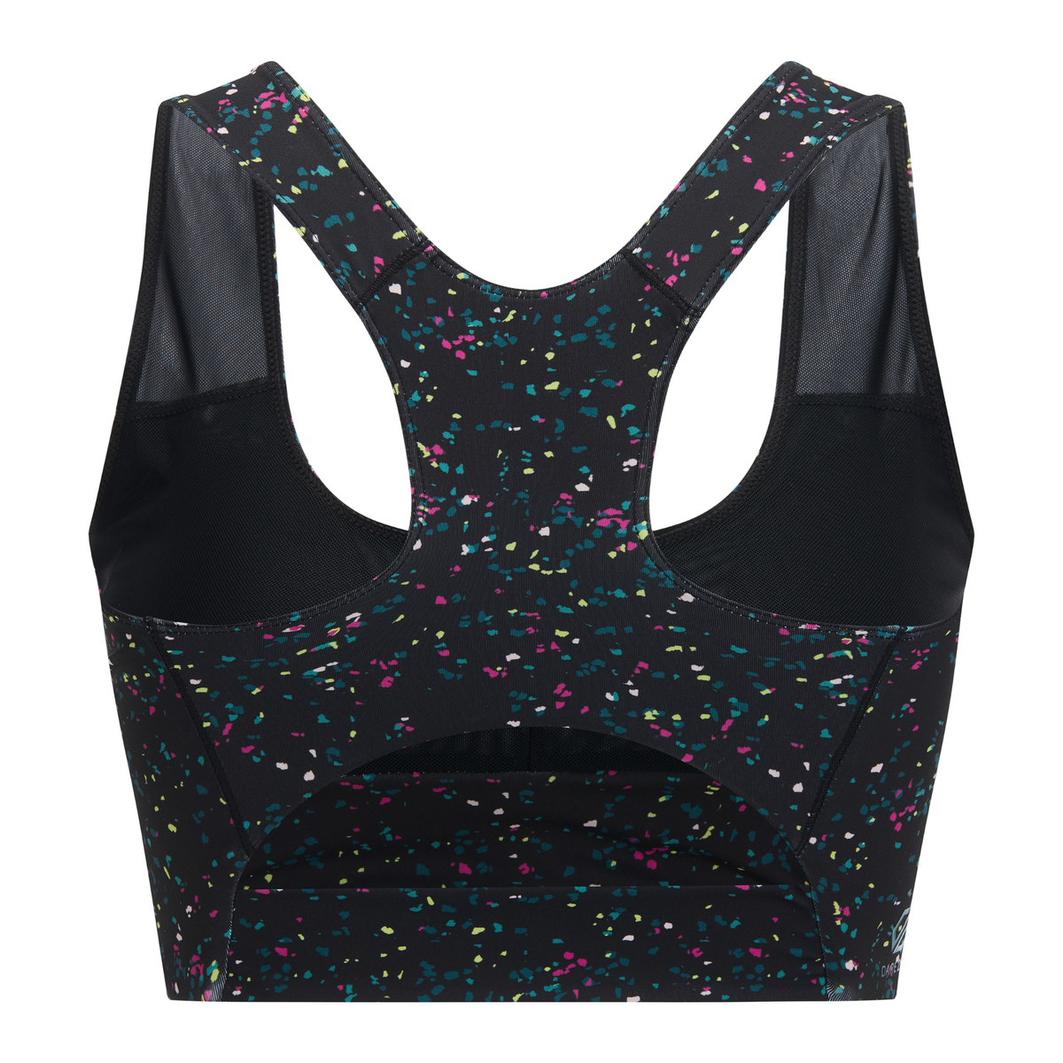 Dare 2B Women's Influential Sports Bra Black Speckle Print ZF4 DWU423