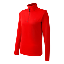 Load image into Gallery viewer, Dare 2B Women's Lowline II Stretch UPF50 Quarter Zip Fleece Top (True Red)