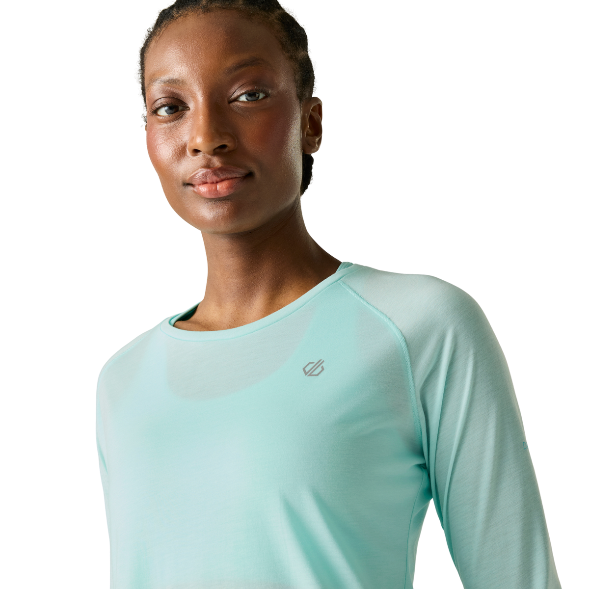 Dare 2B Women's Serenity Nimble Long Sleeve Technical Top Water Ballet 1F6 DWT803