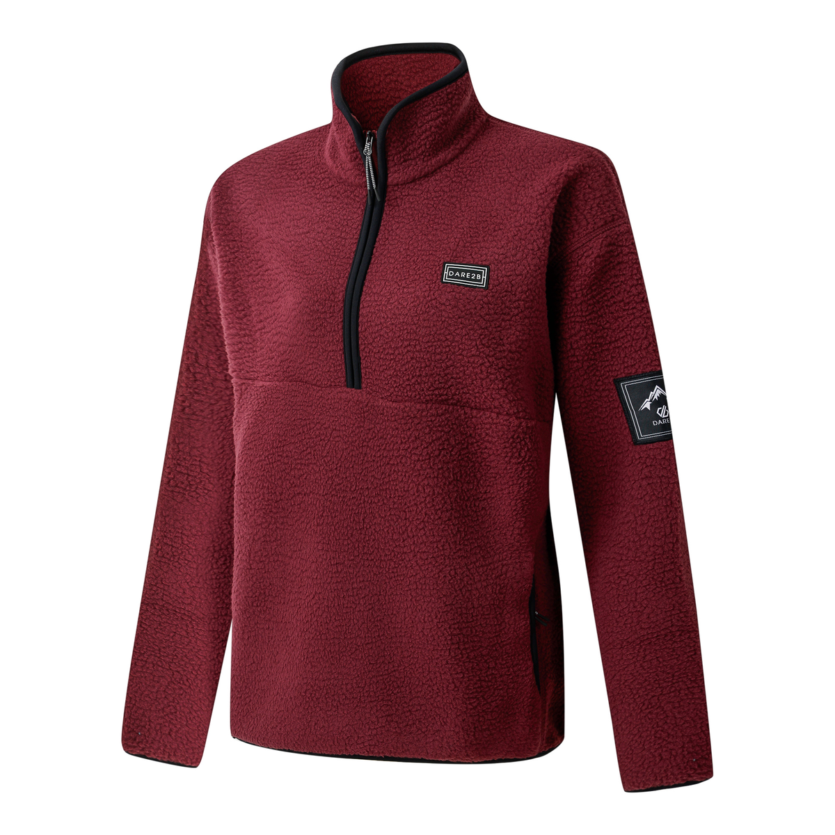 Dare 2B Women's Slide Out Half Zip Fleece Top (Fig)