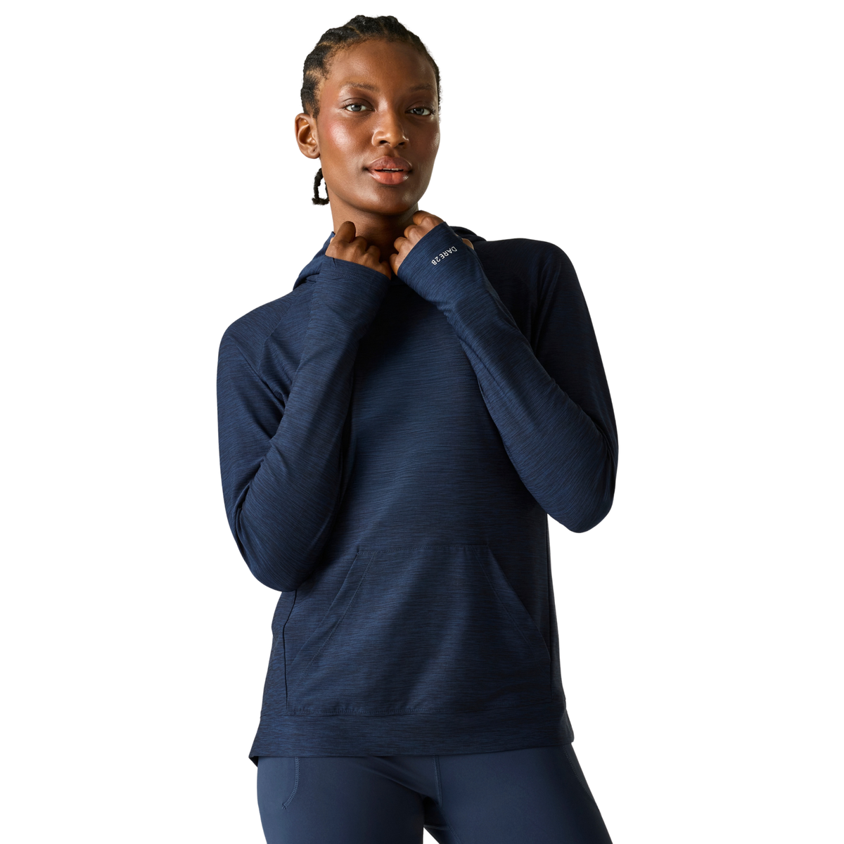 Dare 2B Women's Sprint City UPF50 Lightweight Hoody Technical Top Navy 540 DWT456