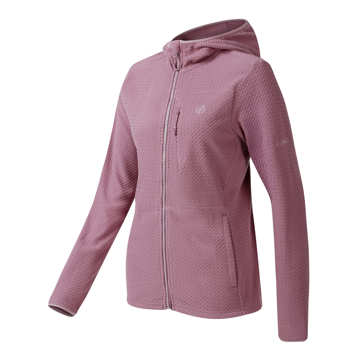 Dare 2B Women's Switch Up Pro UPF50 Hooded Full Zip Fleece (Dusky Orchid)