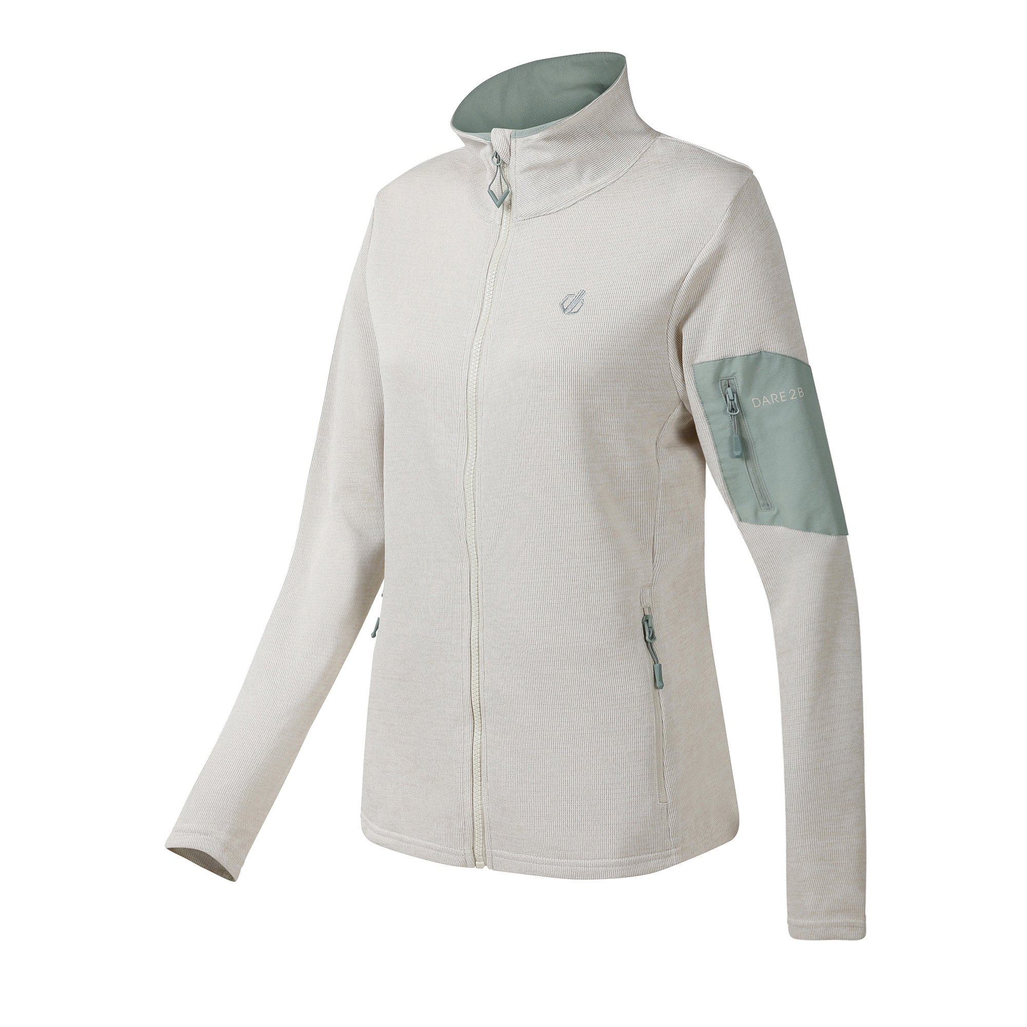 Dare 2B Women's Torrek II UPF50 Full Zip Fleece (Almond Milk)