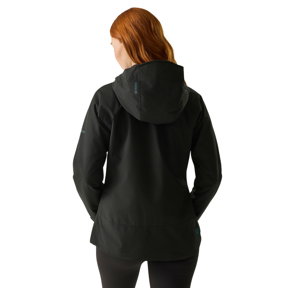 Dare 2B Women's Torrek III Waterproof Jacket Black Teal 1ED DWW603