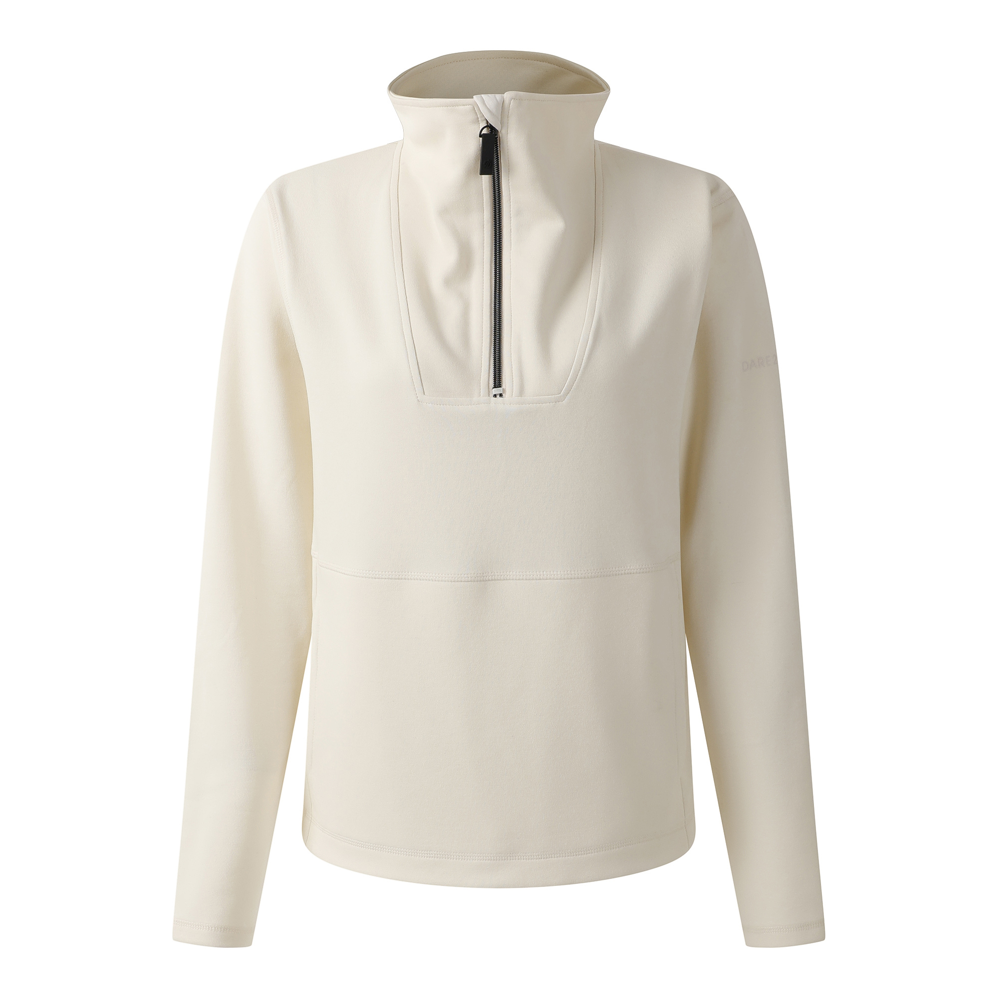 Dare 2B Women's Wander Quarter Zip Fleece Top (Egret)