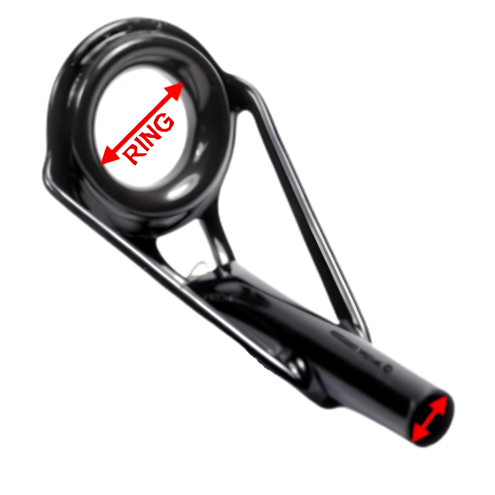 Dennett Black Hardloy Tubed Tip Rings