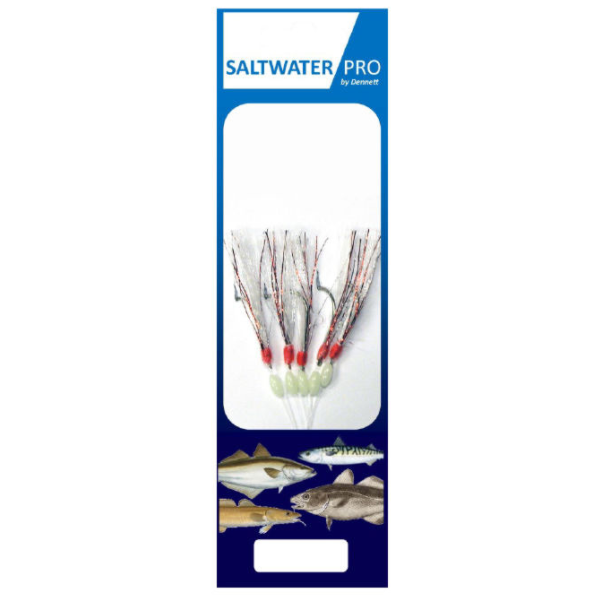 Dennett Saltwater Pro 5 Hook Rig (Sparkle Red)(#2)