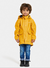 Load image into Gallery viewer, Didriksons Kids&#39; Jojo PU Waterproof Coat (Oat Yellow)
