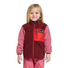 Load image into Gallery viewer, Didriksons Kids Anten Full Zip Fleece (Anemon Red)(Ages 12m-10y)