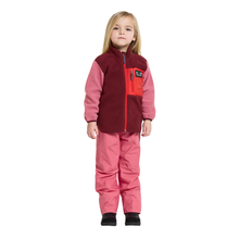 Load image into Gallery viewer, Didriksons Kids Anten Full Zip Fleece (Anemon Red)(Ages 12m-10y)
