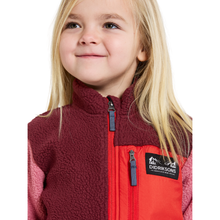 Load image into Gallery viewer, Didriksons Kids Anten Full Zip Fleece (Anemon Red)(Ages 12m-10y)