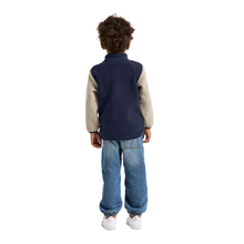 Load image into Gallery viewer, Didriksons Kids Anten Full Zip Fleece (Navy)(Ages 12m-10y)