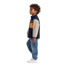 Load image into Gallery viewer, Didriksons Kids Anten Full Zip Fleece (Navy)(Ages 12m-10y)